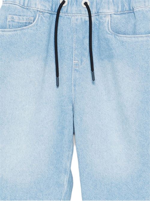 Shorts bambino Emporio Armani denim blu EMPORIO ARMANI KIDS | EB001264AF21778MB003
